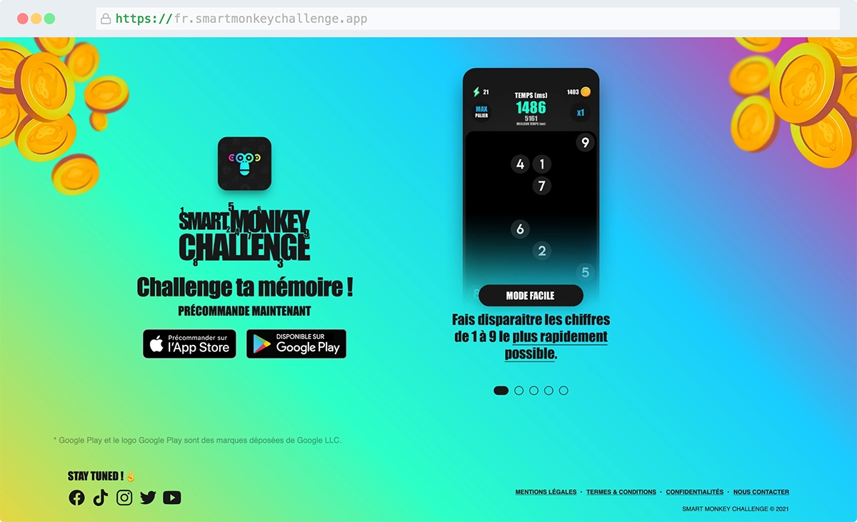 Screenshot Smart Monkey Challenge